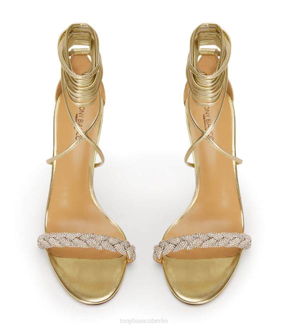 niedrige Absätze| de Tony Bianco Frauen Henley-Heels Gold-Nappa-Metallic 4624276
